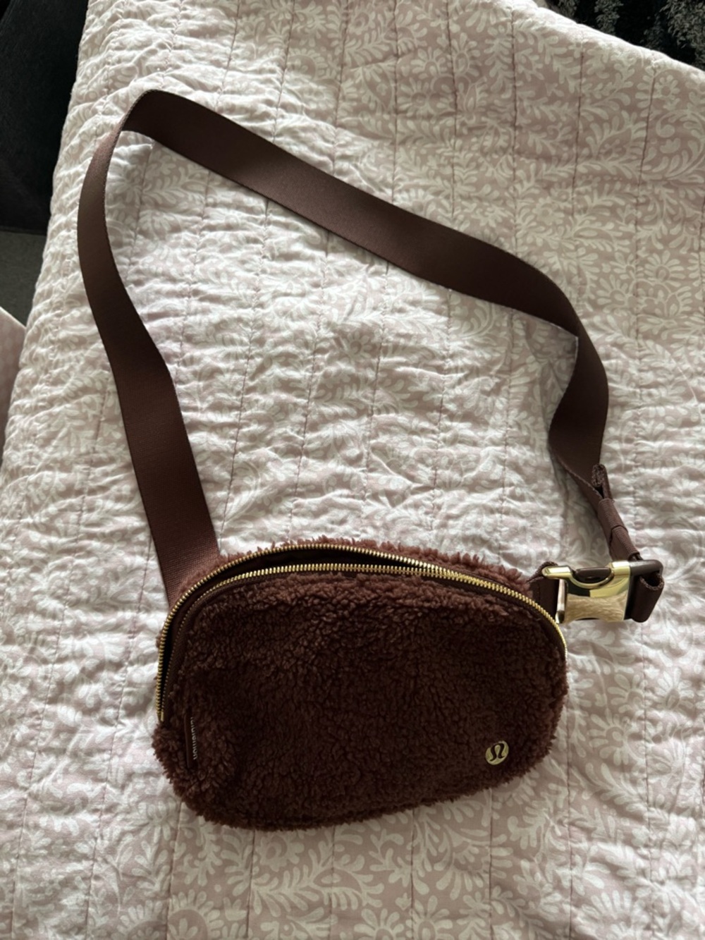 lululemon Brown Sherpa Belt Bag
